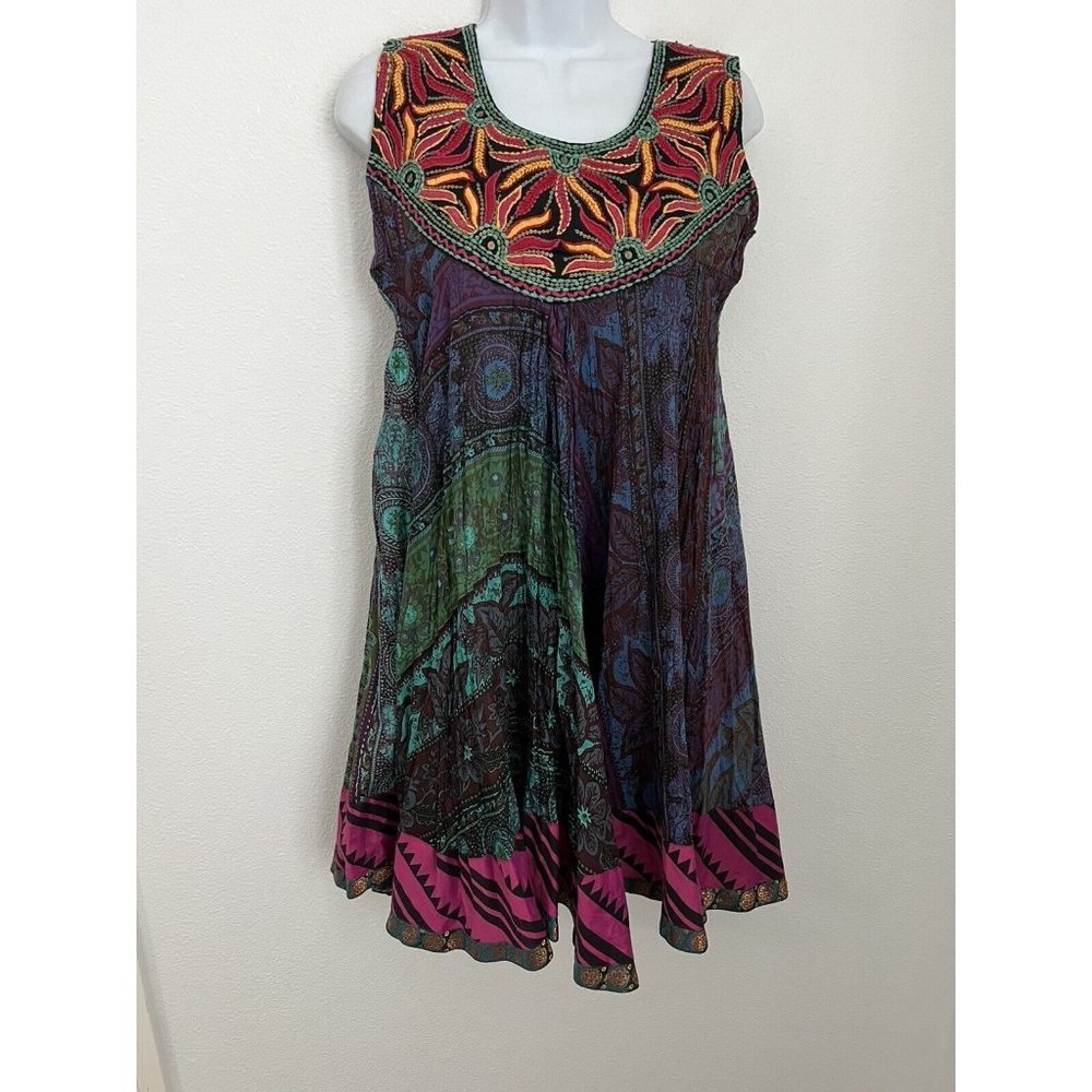 Colorful Bohemian Mini Dress